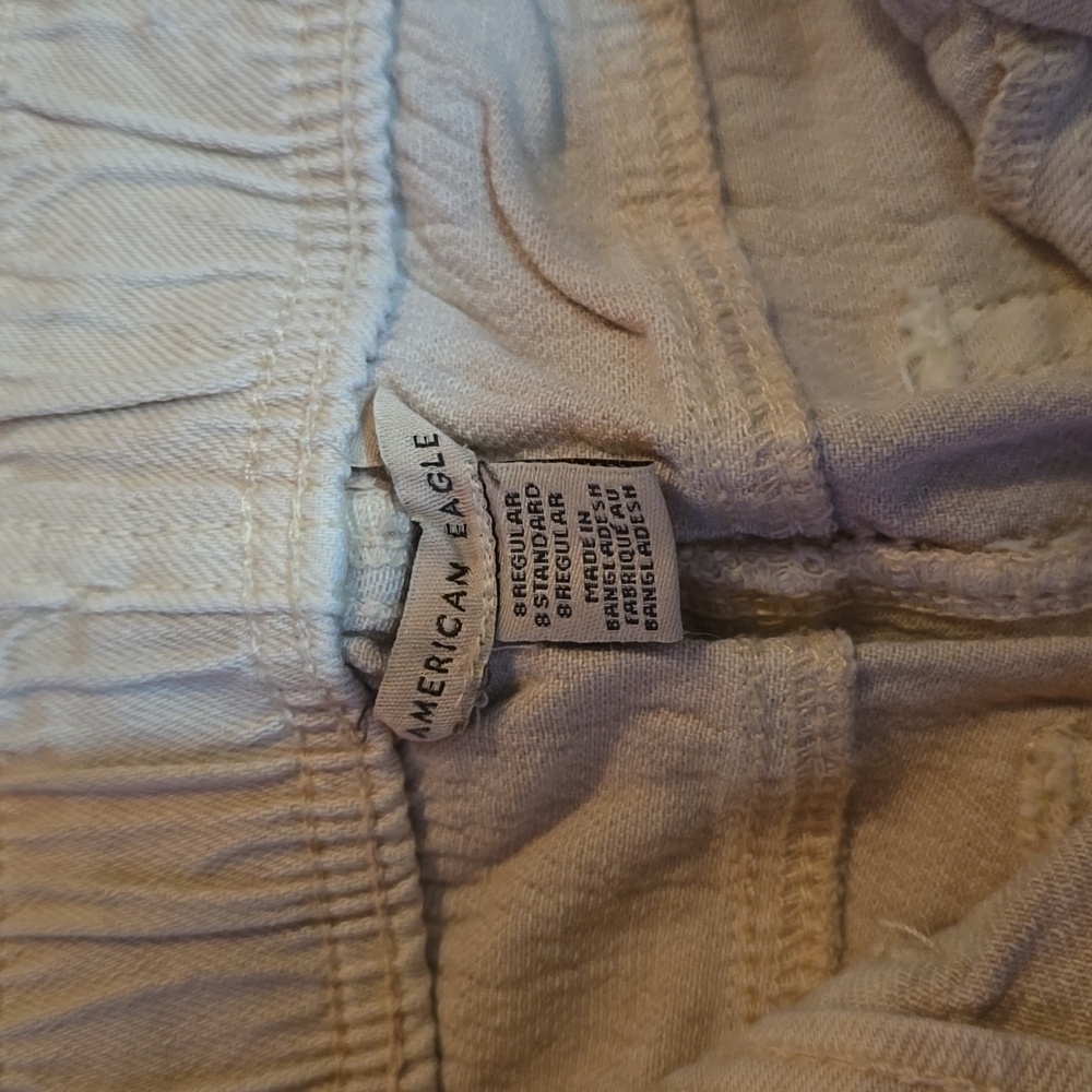 American Eagle Outfitters Womens Beige Cargo Joggers - Picture 2 of 4